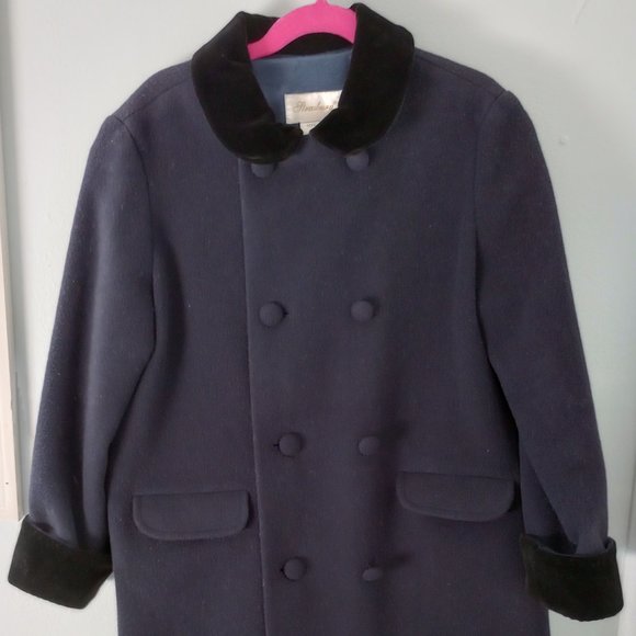 Strasburg Girls' Wool Coat Size 8 - Picture 3 of 11